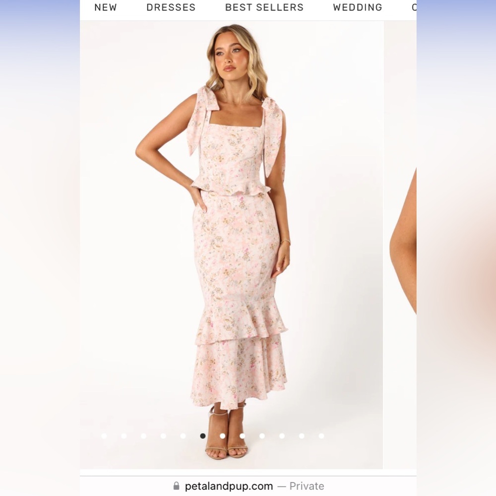 Petal and pup Luna two piece set- pink floral